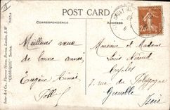 CPA Fantaisie Enfant Bataille de boules de neige 