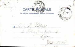 Vintage Postcard Courteline Dog Dogs