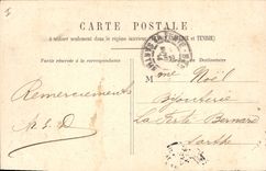 Vintage Postcard Paris Rules of Alphonse Daudet