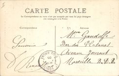 Vintage Postcard Paris Father Lachaise Monument of Alfred de Musset