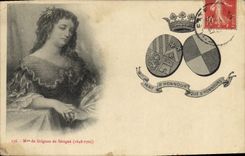 Vintage Postcard Mrs. de Grignan de Sevigne