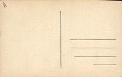 Vintage Postcard Fragment of the model of the statue of Chateaubriant offered by the State has the town of Malo Saint