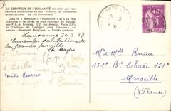 Vintage Postcard Study of the servant