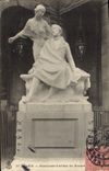 Vintage Postcard Paris Monument of Alfred de Musset