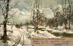 CPA Fantaisie Mois Decembre 