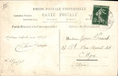 Vintage Postcard Fantasy Year 1909 Woman Horses