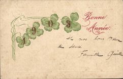 Vintage Postcard Fantasy Flowers Year 1903