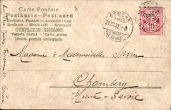 Vintage Postcard Fantasy Flowers Year 1903