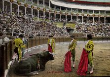 CPA Corrida Course de taureaux La puntilla 