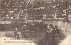 Postal Corrida Corrida de toros Epílogo