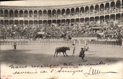 Postal Corrida Corrida de toros Madrid