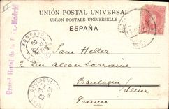 Postal Corrida Corrida de toros Madrid