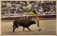 CPA Corrida Course de taureaux 