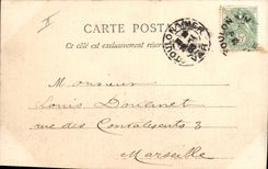 CPA Bateau de Guerre Le Saint louis Vaisseua amiral 