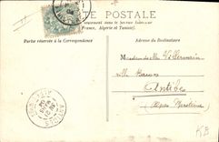 Vintage Postcard Warship Suffren Cuirasse squadron has turrets carrying the house of the vice admiral Gourdon