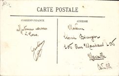 CPA Bateau de Guerre Le cuirasse americain South Carolina en rade de Cherbourg 