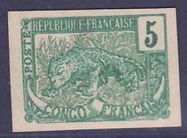 Congo Essai 5c Panthere