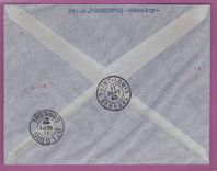 Lettre Cover Guinee 1er vol 1st Flight Conakry Kayes St Louis 10 sept 1940 pour Saint Louis Senegal