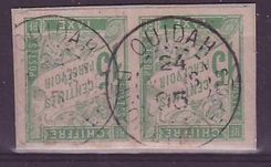 Timbre Taxe Colonies Colonies Generales 5c Ouidah Dahomey Paire