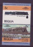 Bequia 5c Train Atchinson Topeka & Santa Fe 1944 ** Luxe 