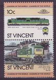 St Vincent 10c Royal Scots Greys Train 1961 ** Luxe 