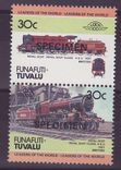 Funafuti Tuvalu 30c Train Royal Scot 1927 ** Luxe Surcharge SPECIMEN 