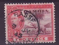 Gambie Gambia Cancelled Basse 2d value Elephant