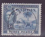 Gambie Gambia Cancelled Basse 3 d value Elephant