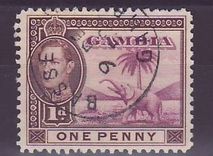 Gambie Gambia Cancelled Basse 1 d value Elephant