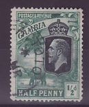 Gambie Gambia Cancelled Fattoto 1/2d Elephant