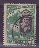 Gambie Gambia Cancelled Kau-Ur  1/2d Elephant