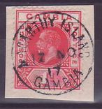 Gambie Gambia Cancelled Macarthy Island 1d