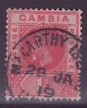 Gambie Gambia Cancelled Macarthy Island 1d