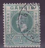 Gambie Gambia Cancelled Macarthy Island 1/2d