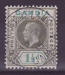 Gambie Gambia Cancelled Macarthy Island 1 1/2d