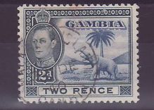 Gambie Gambia Cancelled Macarthy Island 2d Elephant