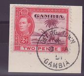 Gambie Gambia Cancelled Georgetown 2d Elephant