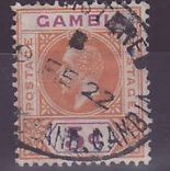 Gambie Gambia Cancelled Macarthy Island 5d Registered Cancel
