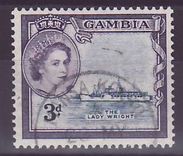 Gambie Gambia Cancelled Mansa Konko 3d Lady Wright Boat