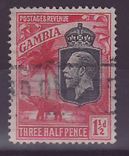 Gambie Gambia Cancelled Steamer 1 1/2p Elephant Posted on steamer