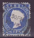Gambie Gambia Cancelled Paquebot Liverpool 2 1/2p Cameo Posted on steamer