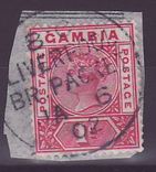 Gambie Gambia Cancelled Paquebot Liverpool 1 d Victoria Liverpool Br Packet
