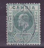 Gambie Gambia Cancelled Paquebot Posted at sea received Liverpool 1/2 d Edward VII Posted on steamer