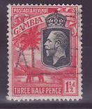 Gambie Gambia Cancelled Paquebot Posted at Sea 1 1/2d Elephant 