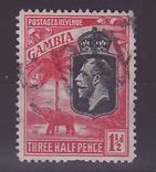 Gambie Gambia Cancelled Paquebot Posted at Sea 1 1/2d Elephant 