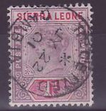 Gambie Gambia Sierra Leone stamps with Received Gambia cancellation 1d 