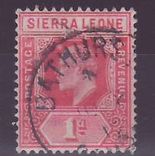 Gambie Gambia Sierra Leone stamps with Bathurst cancellation 1d 