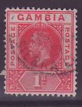 Gambie Gambia 1p Elephant Freetown Sierra Leone cancellation