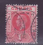 Gambie Gambia 1d Paquebot Cancel