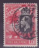 Gambie Gambia 1 1/2d Elephant Bathurst cancel